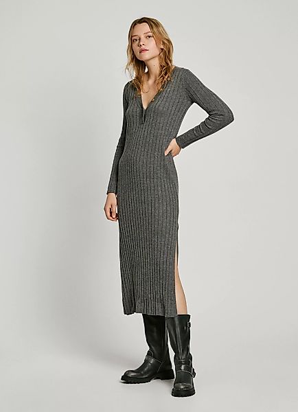 Pepe Jeans Strickkleid "IZABEL DRESS", mit dekorativer Knopfleiste günstig online kaufen