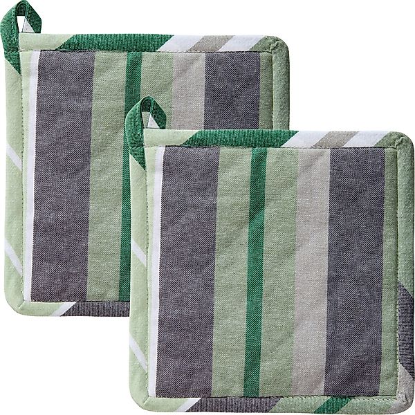 REDBEST Topflappen Topflappen 2er-Pack, Baumwolle Streifen günstig online kaufen