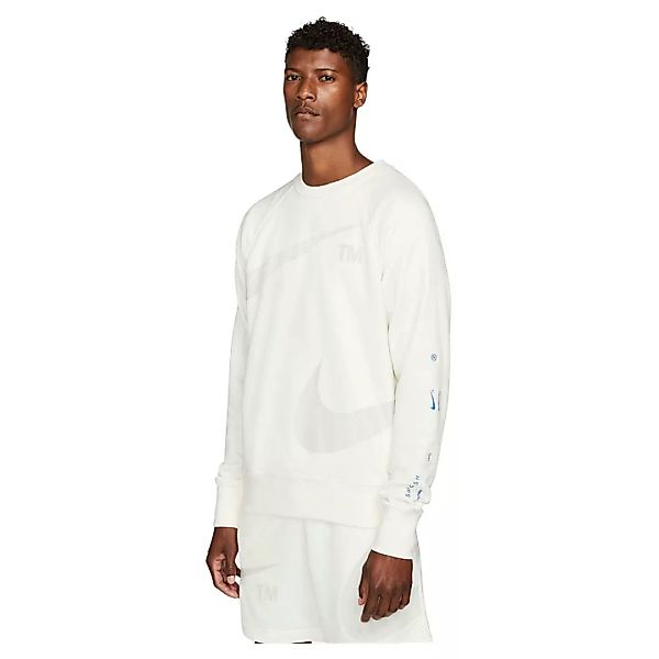 Nike Sportswear Swoosh Fleece Crew Sweatshirt M Sail / Light Bone günstig online kaufen