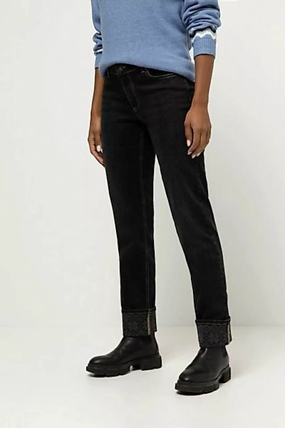 Gina Laura Regular-fit-Jeans Jeans Tina Norwegermuster-Details 5-Pocket günstig online kaufen