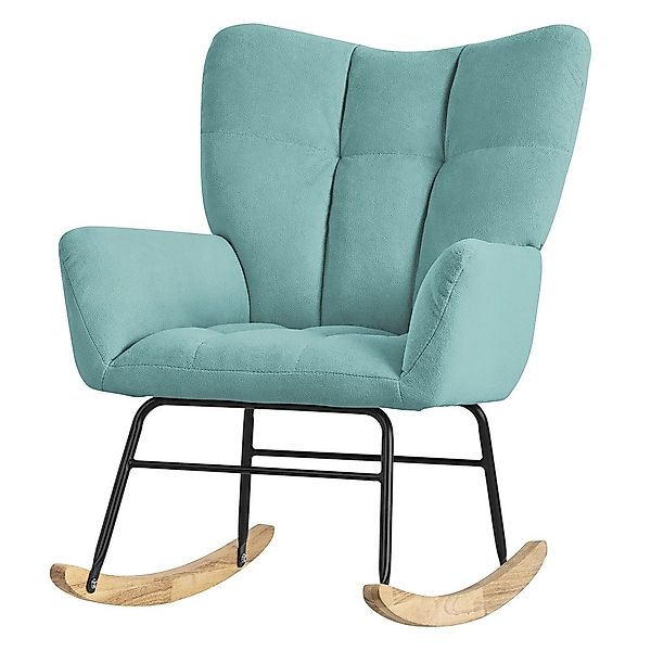ML-DESIGN Schaukelstuhl Schaukelsessel Ohrenstuhl Schaukelstuhl Akzentstuhl günstig online kaufen