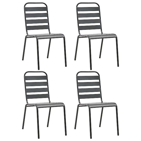 vidaXL Gartenstuhl Gartenstühle 4 Stk. Lattendesign günstig online kaufen
