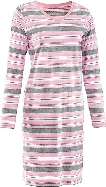 REDBEST Nachthemd Damen-Nachthemd Single-Jersey Streifen günstig online kaufen