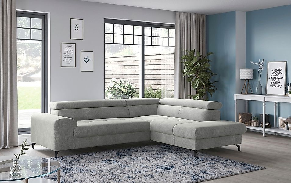 COTTA Ecksofa "Aura L-Form", mit Schlaffunktion, Bettkasten und Kopfteilver günstig online kaufen