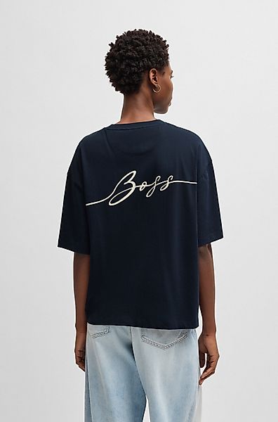 BOSS ORANGE T-Shirt "Eboyfriend Premium Damenmode", mit Graphic Details günstig online kaufen