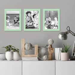 PHOTOLINI Bilderrahmen 3er Set Massivholz-Rahmen - günstig online kaufen