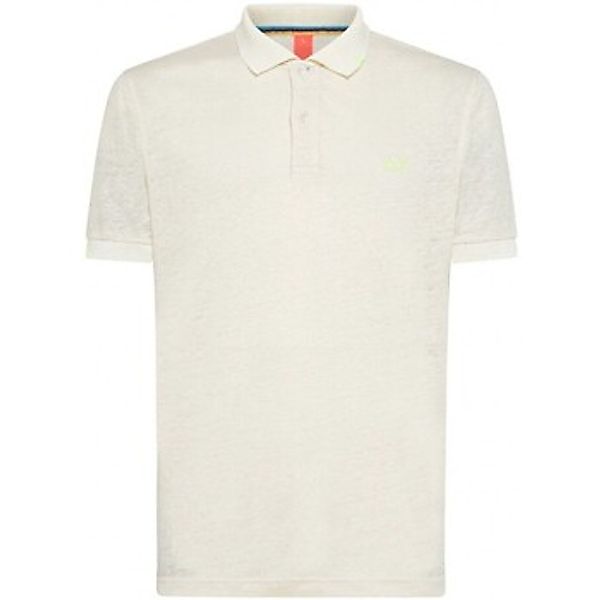 Sun68  T-Shirts & Poloshirts Polo Leinen Solid SS günstig online kaufen