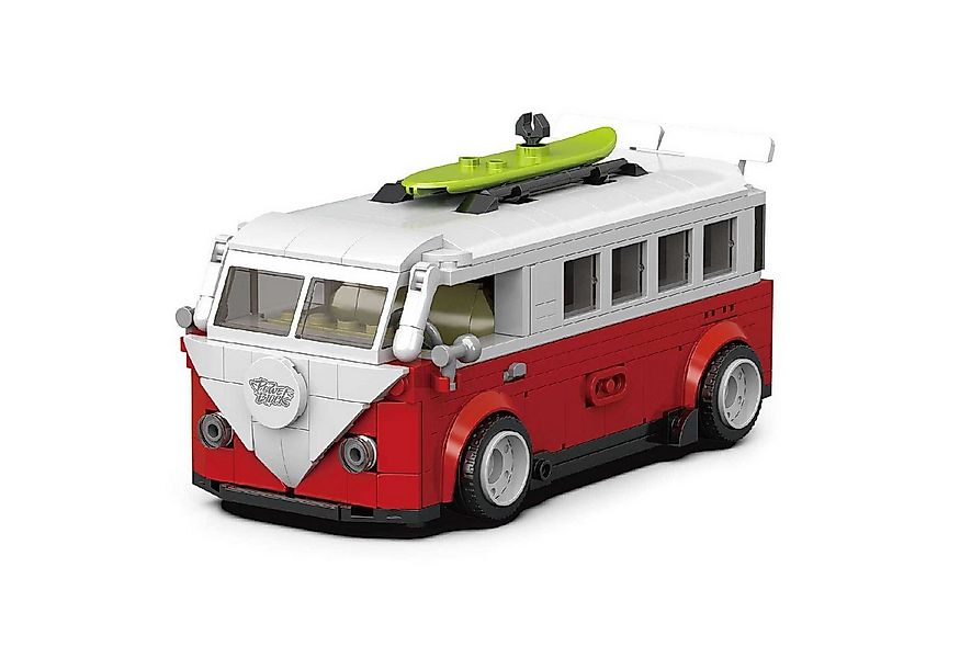 Happy Build PB8807 - T1 Bus inkl. Vitrine (Happy Build) Spielbausteine günstig online kaufen