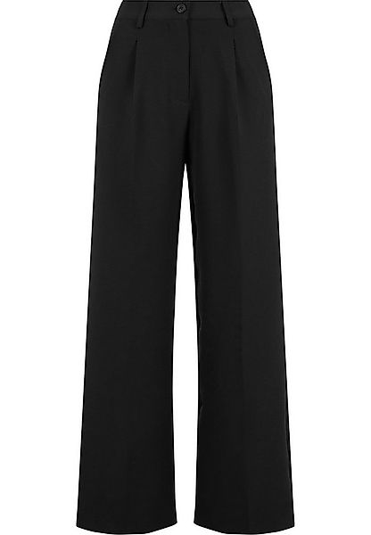 URBAN CLASSICS Stoffhose Urban Classics Ladies Wide Leg Trousers (1-tlg) günstig online kaufen