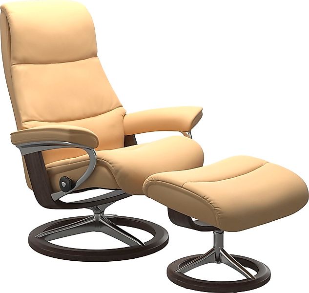Stressless Relaxsessel "View", (Set, Relaxsessel mit Hocker), mit Signature günstig online kaufen