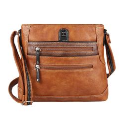 ITALYSHOP24 Schultertasche Damen Tasche Umhängetasche CrossBody günstig online kaufen