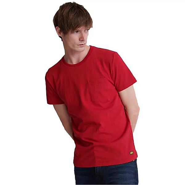 Superdry Denim Goods Co Pocket Kurzarm T-shirt S Chilli Pepper günstig online kaufen