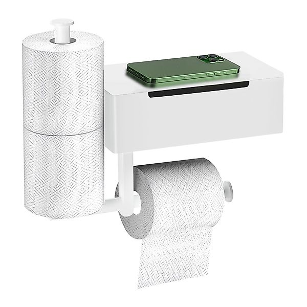 SEHAUSEU Toilettenpapierhalter edelstahl mit Feuchttücherbox, selbstklebend günstig online kaufen