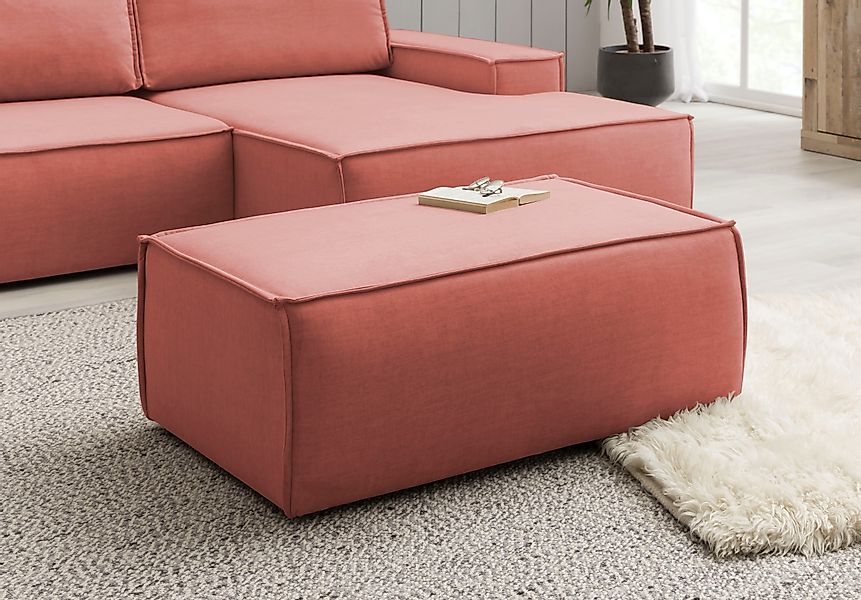 Home affaire Hocker SHERWOOD, Polsterhocker in günstig online kaufen