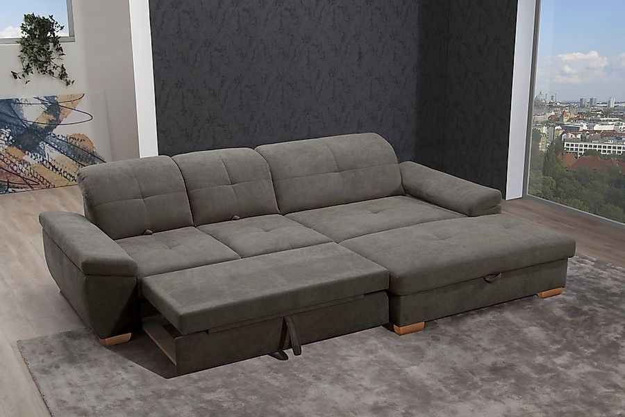 alina Ecksofa »Nadira« wahlweise mit Bettfunktion und Stauraum günstig online kaufen