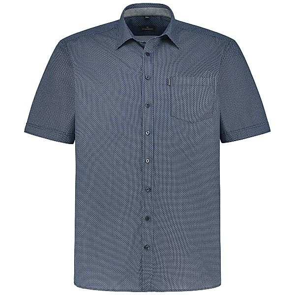 CASA MODA Freizeithemd mit Allover-Muster Farbe blau Größe: 4XL günstig online kaufen