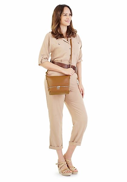 Cluty Umhängetasche echt Leder, Made in Italy günstig online kaufen