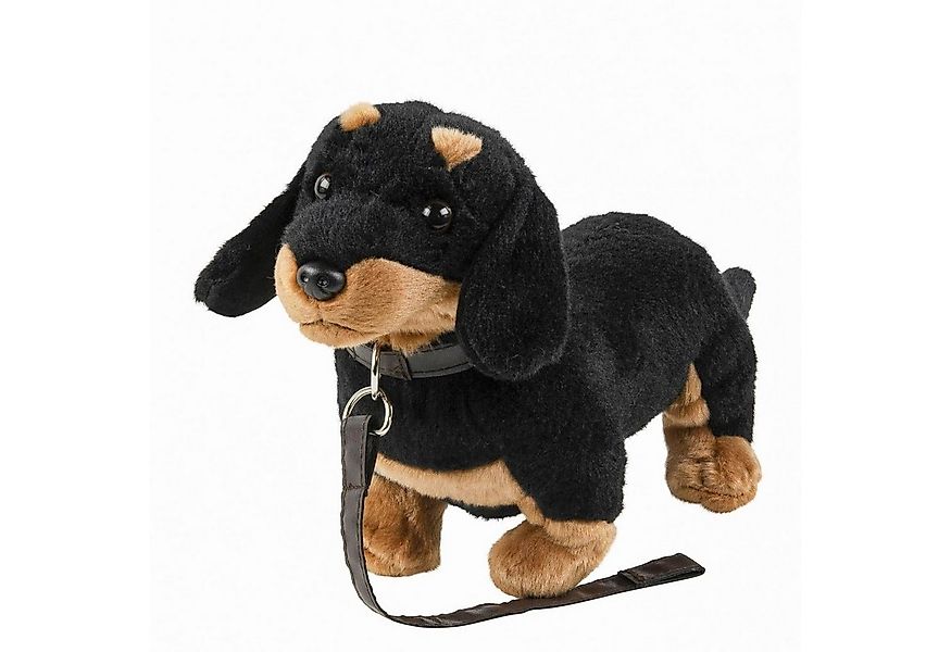 Teddys Rothenburg Kuscheltier Dackel 28 cm Plüschtier Hund schwarz-braun mi günstig online kaufen