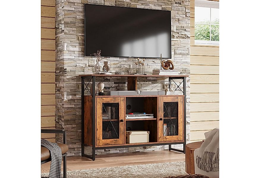 WLIVE Lowboard TV Schrank mit Stauraum, TV Board für Fernseher bis zu 55 Zo günstig online kaufen