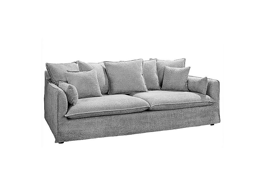 riess-ambiente 3-Sitzer HEAVEN 210cm grau · Hussensofa inkl. Kissen und abn günstig online kaufen