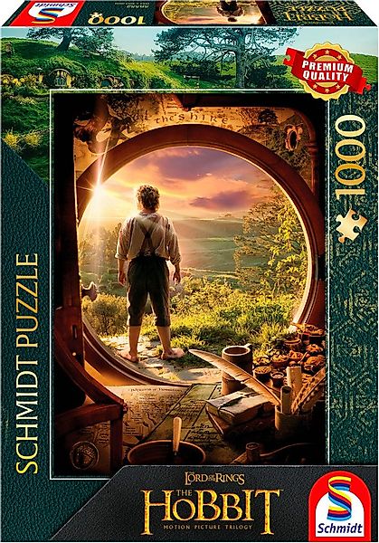 Schmidt Spiele Puzzle Der Hobbit, Leaving Bag End, 1000 Puzzleteile, Made i günstig online kaufen