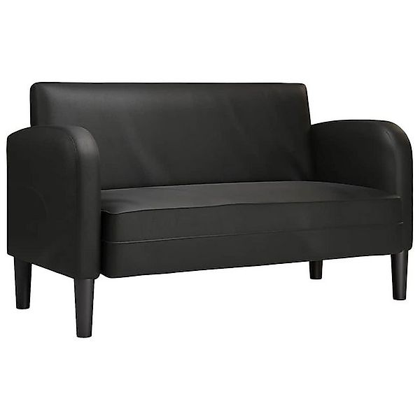 vidaXL Sofa Zweisitzer-Sofa Schwarz 110 cm Kunstleder günstig online kaufen