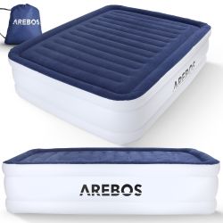 Arebos Luftbett mit integrierter Pumpe Luftmatratze günstig online kaufen