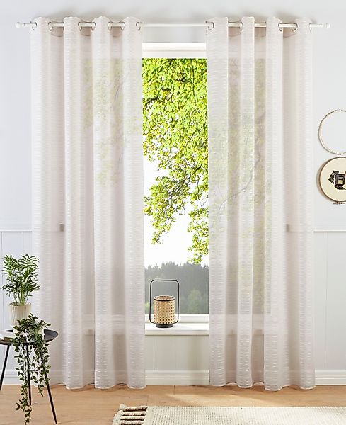 Bruno Banani Gardine Linus, Ösen (1 günstig online kaufen