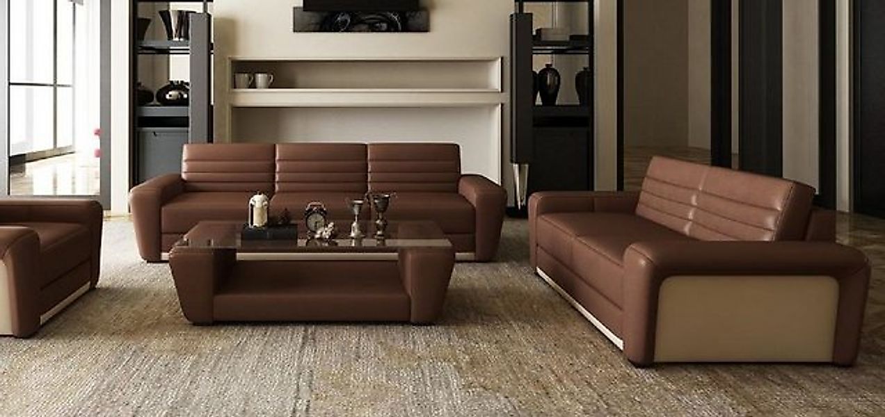 JVmoebel Sofa Luxus braune Sofagarnitur 3+2 Sitzer neue Couche Modern, Made günstig online kaufen