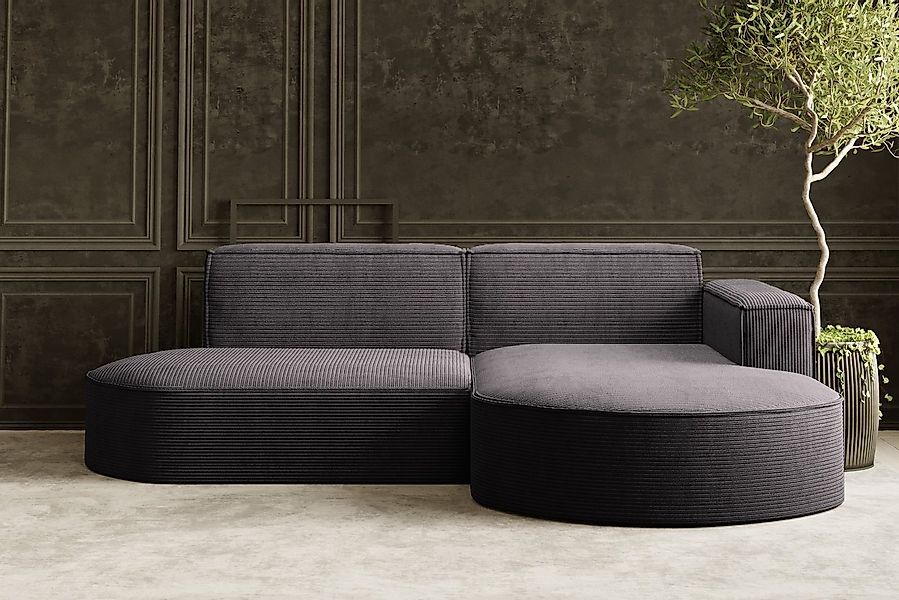 Kaiser Möbel Ecksofa Designer MODENA STUDIO L stoff Cord, Verita,Boucle, Ec günstig online kaufen