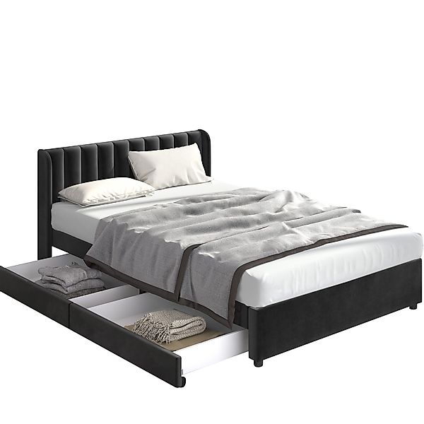 OKWISH Polsterbett Kinderbett, Jugendbett, Multifunktionales Bett günstig online kaufen