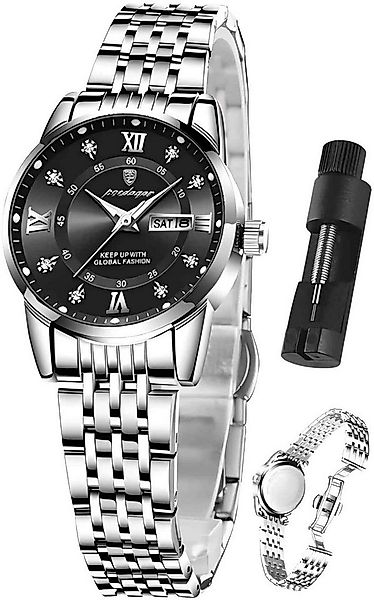 Forrlite Quarzuhr Quarzuhr Multifunktionsuhr Armbanduhr, Chronograph Damenu günstig online kaufen