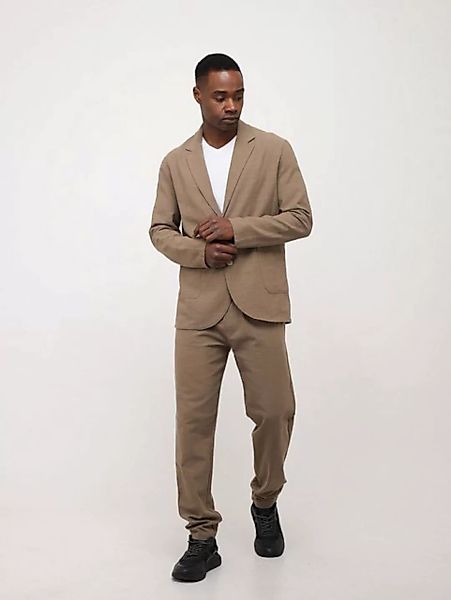 Denim Distriqt Anzug Leichter Sommer Anzug 2 Teiler Sakko mit Hose in Loose günstig online kaufen