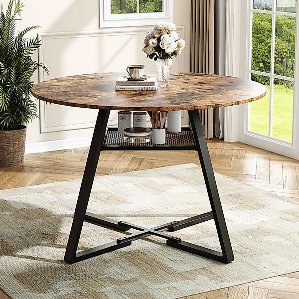 Furnishings Home Esstisch runder Küchentisch Wohnzimmertisch günstig online kaufen
