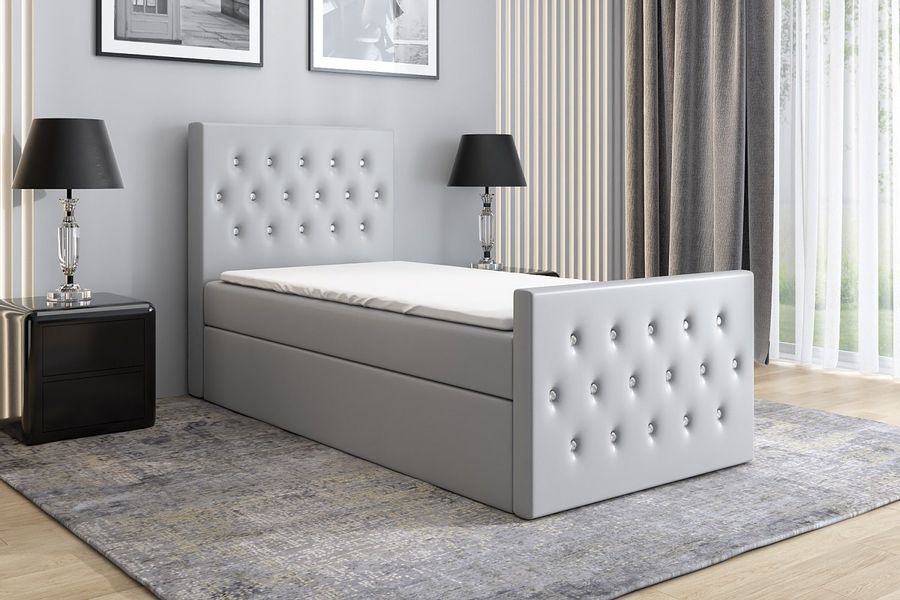 A&J MöbelLand GmbH Boxspringbett Einzelbett LILI günstig online kaufen