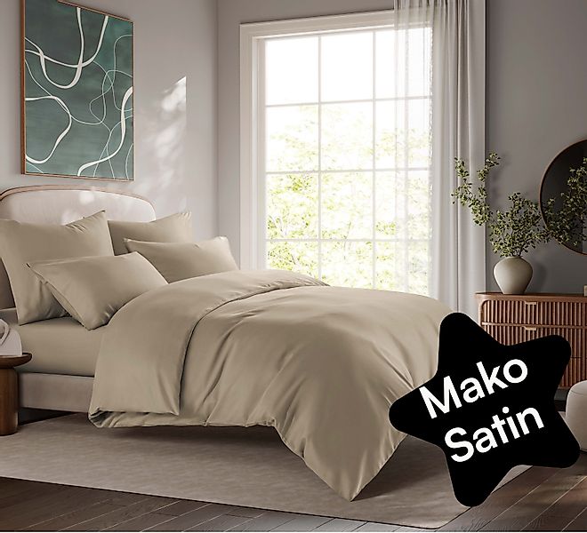 Seralino Bettwäsche Mako Satin Bettwäsche (100% günstig online kaufen