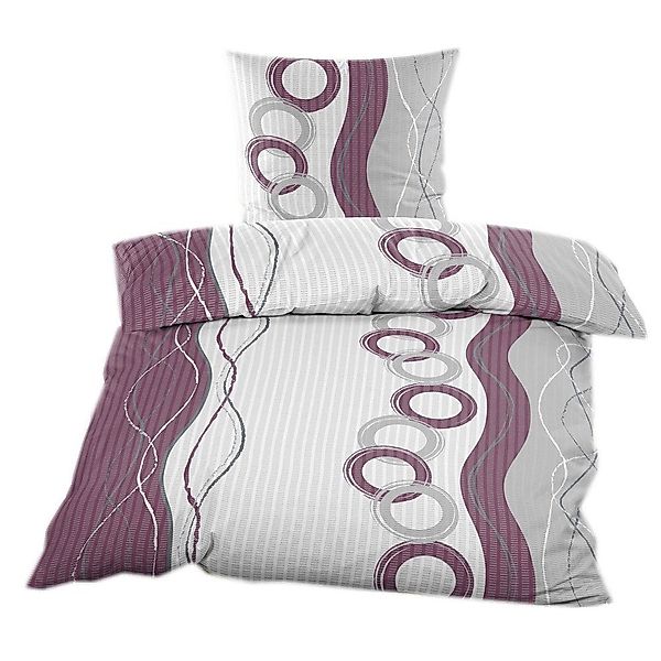 Casa Colori Bettwäsche Seersucker Bettwäsche Garnitur günstig online kaufen