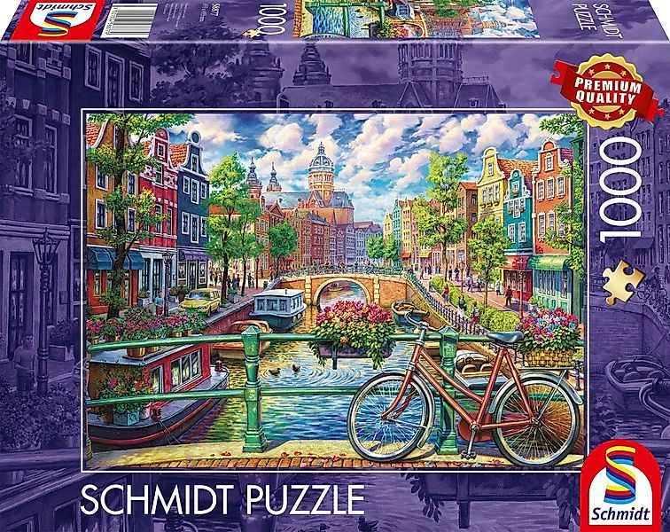 Schmidt Spiele Puzzle Amsterdamer Grachtenzauber, 1000 günstig online kaufen