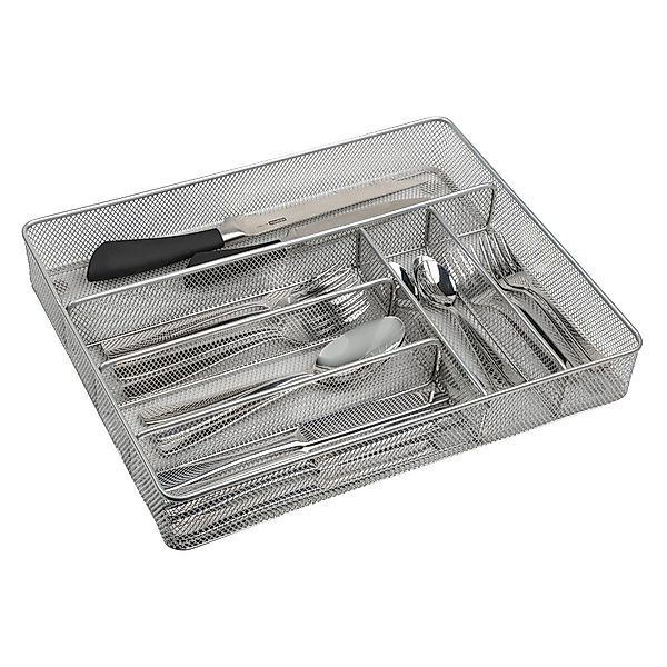 KESPER Besteckeinsatz "Besteckkasten mit 6 Fächern aus Metall" 1 Stk. tlg. günstig online kaufen