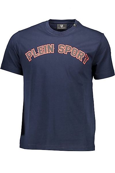 PLEIN SPORT T-Shirt Herren Kurzarmshirt in Blau mit Druck und günstig online kaufen