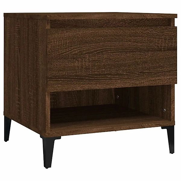 vidaXL Beistelltisch Beistelltisch Braun Eichen-Optik 50x46x50 günstig online kaufen