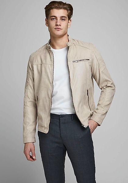 Jack & Jones Bikerjacke "ROCKY JACKET", ohne Kapuze günstig online kaufen