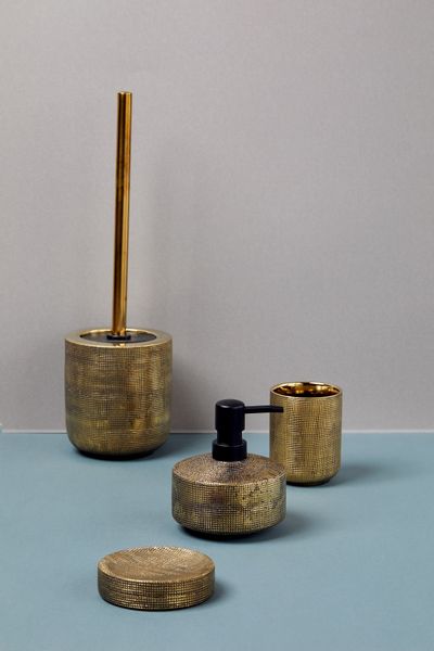 WENKO Seifenspender Rivara, (1-tlg), Gold, handbemalt, günstig online kaufen