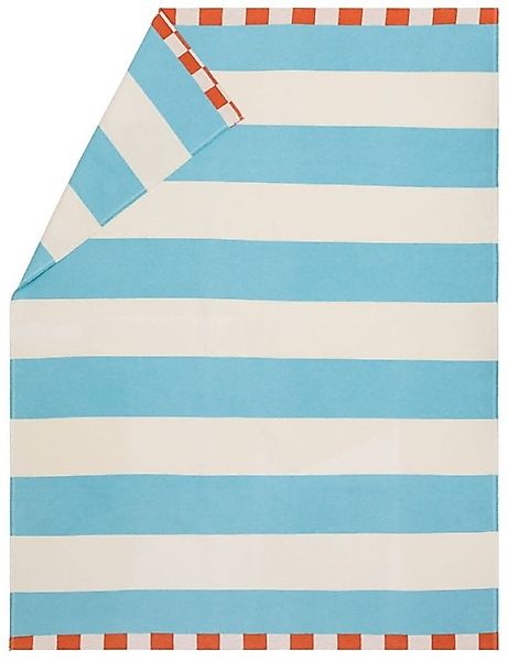 Wohndecke Luca 'Blockstreifen' 140 x 200 cm, DAVID FUSSENEGGER günstig online kaufen