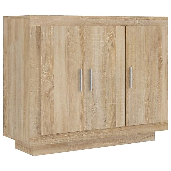 vidaXL Sideboard Sonoma-Eiche 92x35x75 cm Holzwerkstoff 811838 günstig online kaufen