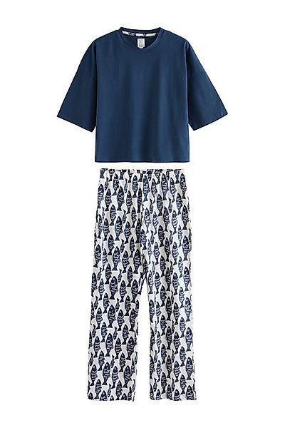 Next Pyjama Kurzärmeliger Baumwoll-Pyjama (2 tlg) günstig online kaufen