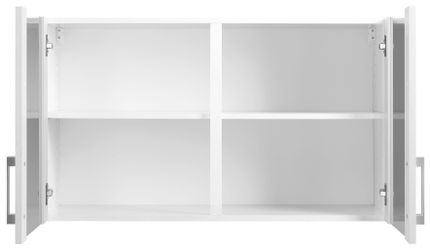 OPTIFIT Hängeschrank "Odense" 100 cm breit, mit 2 Türen mit Grauglaseinsatz günstig online kaufen