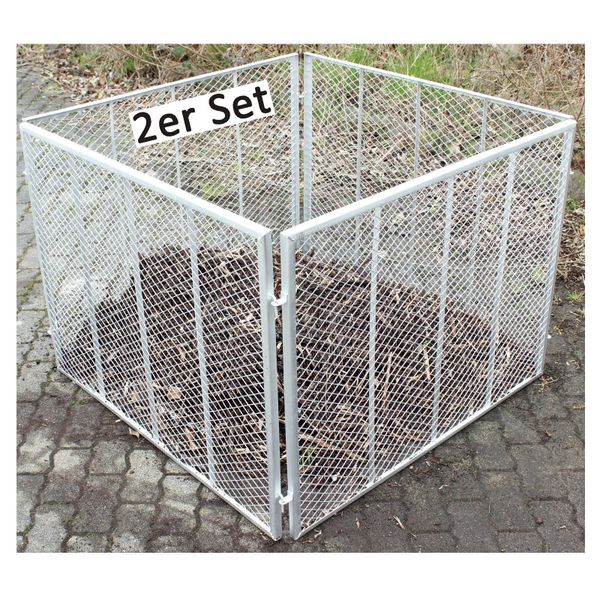 TRUTZHOLM Komposter 100x100x80 cm Metallkomposter aus günstig online kaufen