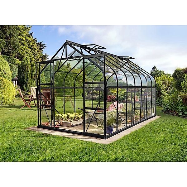 Vitavia Gewächshaus Diana 11500 ESG 3 mm - Schwarz Vorzugsset günstig online kaufen