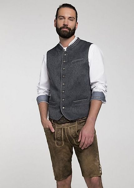 Spieth & Wensky Anzugweste Bodensee (1-tlg) mit trendigen Kontrastbesätzen günstig online kaufen